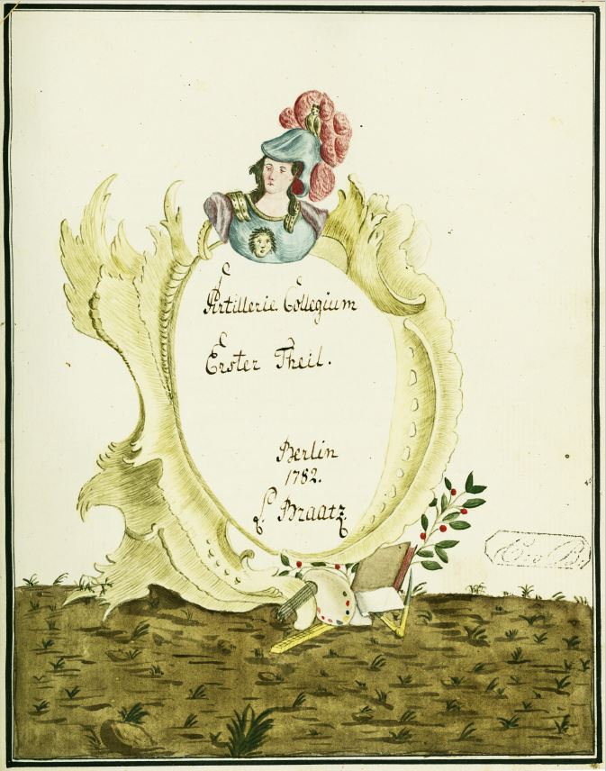Bildinnenseite des "Artillerie-Collegium"