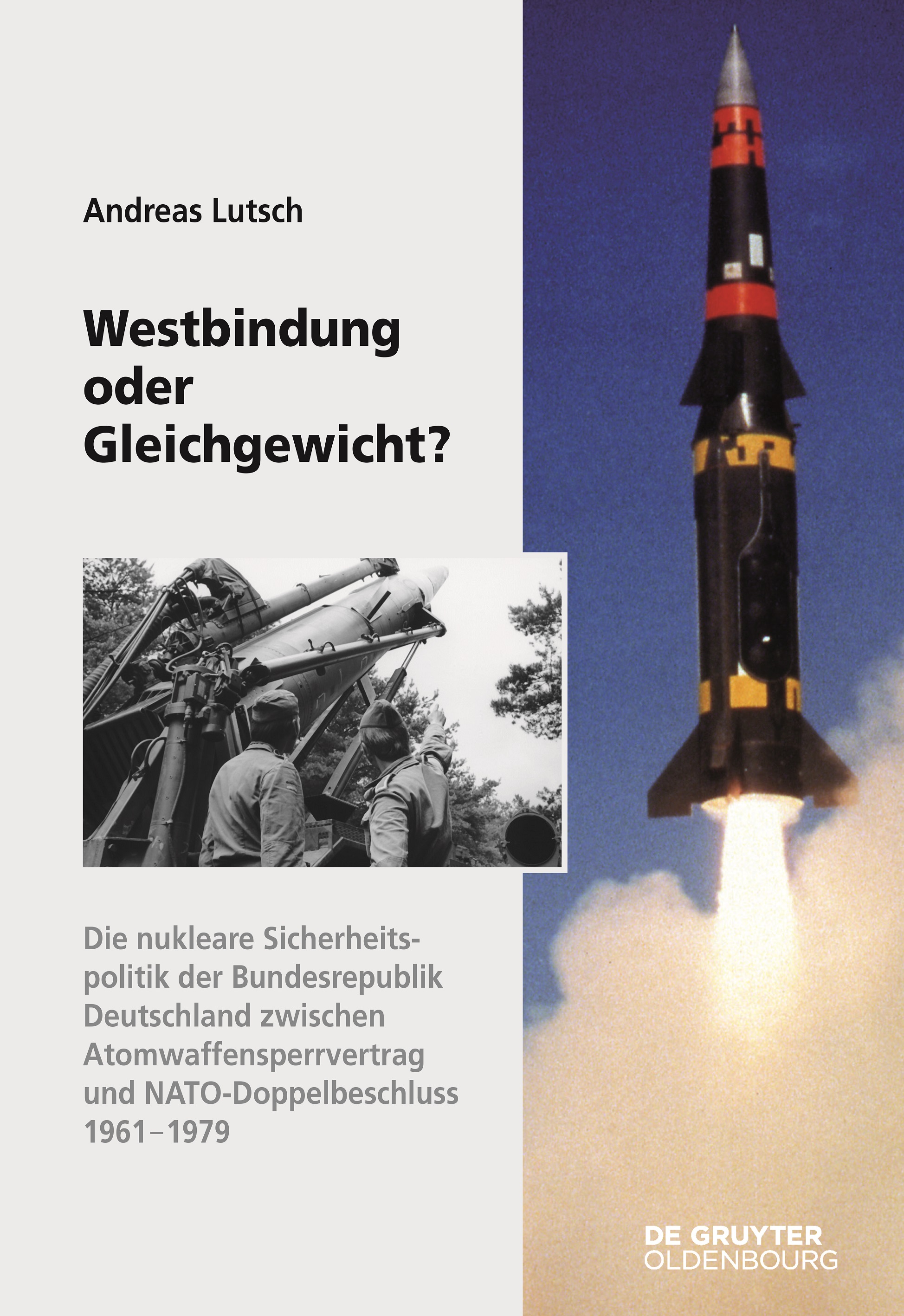 Cover zu Andreas Lutsch, Westbindung oder Gleichgewicht?