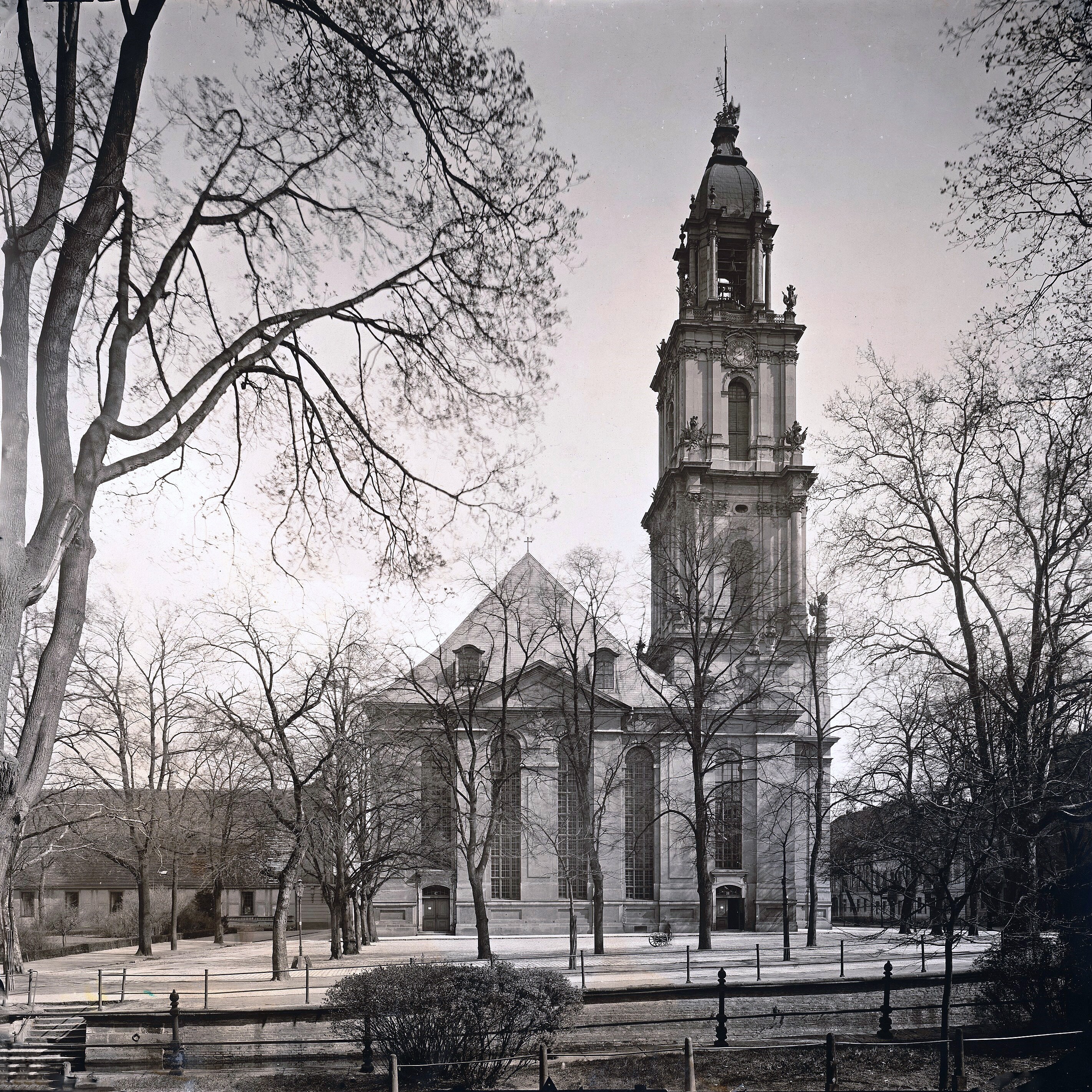 Die Garnisonkirche in Potsdam im Jahr 1920