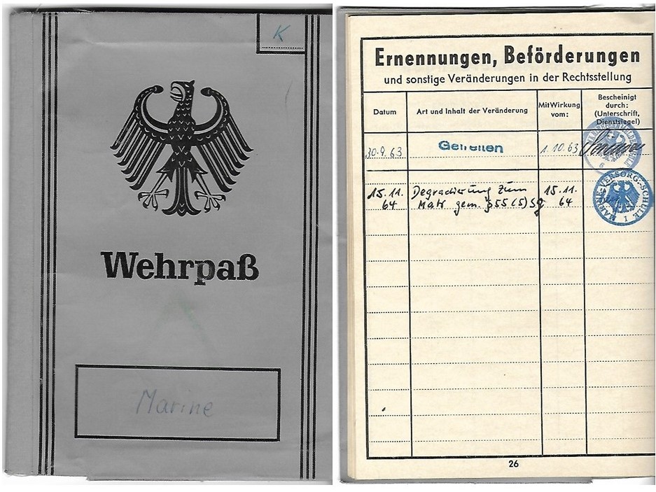 Wehrpass_Dierk Koch