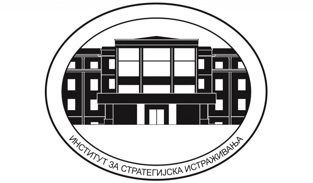 Wappen des Strategic Research Institute des serbischen Verteidigungsministeriums in Belgrad