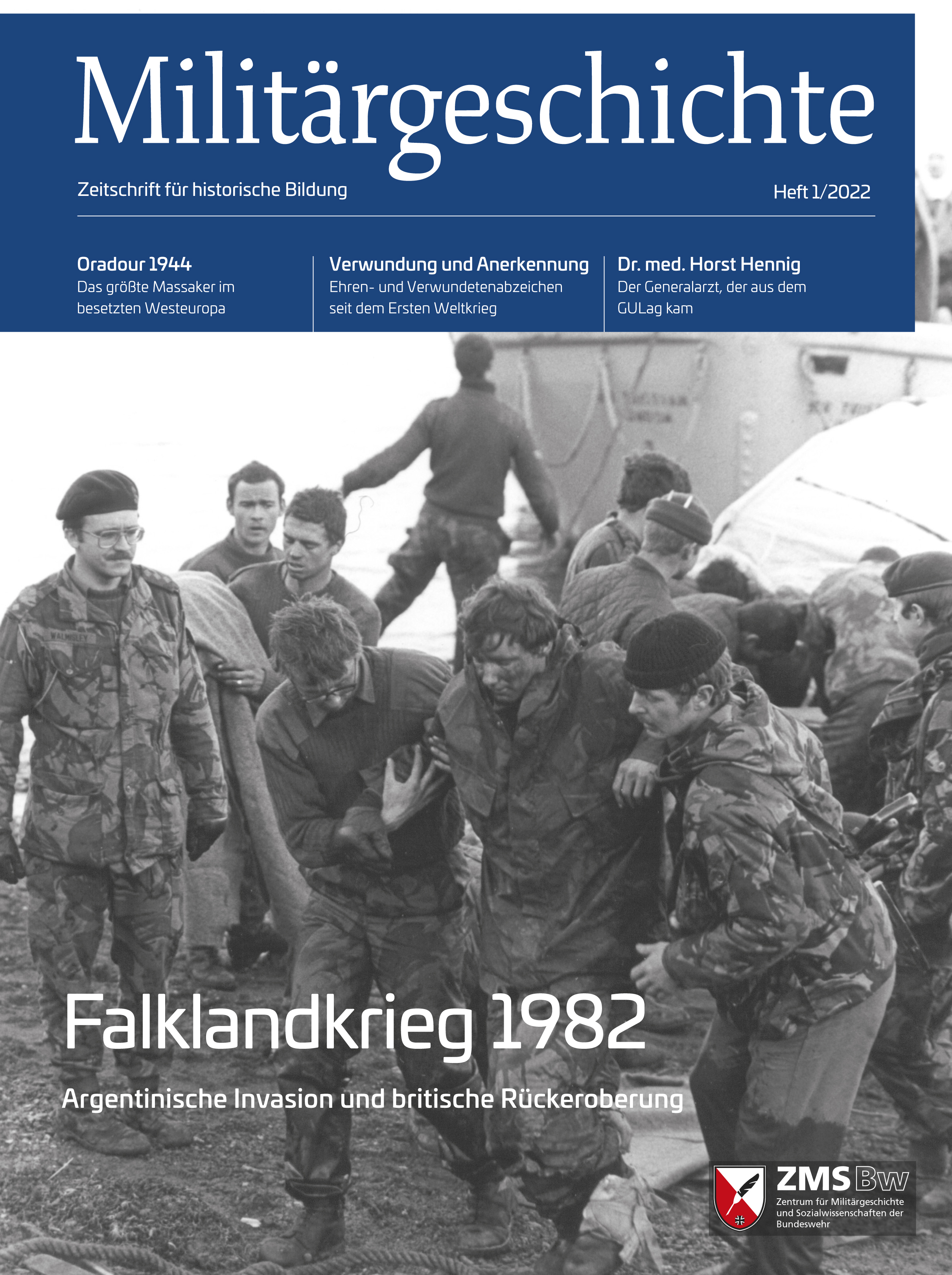 Cover der "Militärgeschichte. Zeitschrift für historische Bildung", Heft 1/2022