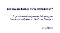 Genderspezifisches Personalmarketing