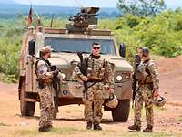 Schießtraining in Mali