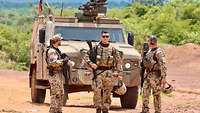 Schießtraining in Mali