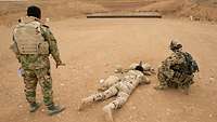 Schießausbildung für Peschmerga im Irak