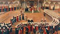 Selim III. empfängt Würdenträger, Gemälde
