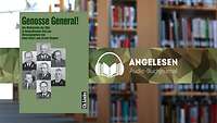 Im Vodergrund Buchcover mit 7 Potraitfotos von Th. Hoffmann, Keßler, Müller, Stoph, H. Hoffmann, Verner, Streletz