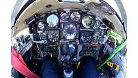 Blick in das Cockpit eines Starfighters F-104