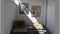 Ausstellungsstücke Fernschreibgerät und Computer