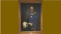 Gemälde Obergeneralarzt und SanInspekteur Dr. Walter Stechow