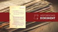 Teaser Historisches Dokument