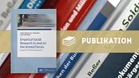 Collage aus Buchcover Empirical Social Research und einer Buchreihe im Hintergrund 