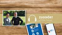 Zwei Personen in Uniform lächeln freundlich in die Kamera