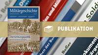 Collage aus Cover der Militärgeschichtlichen Zeitschrift, im Hintergrund eine Buchreihe
