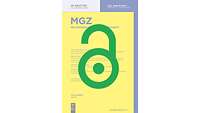 Collage aus typografischem Cover und Symbol für Open Access