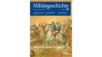 Coverbild der Zeitschrift Schlachtszene. Der Große Kurfürst kämpft auf einem weißen Pferd 