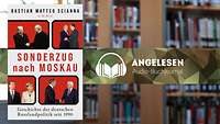 Mehrere Fotos zeigen deutsche und russische Spitzenpolitiker der Zeit von 1990 bis 2021.