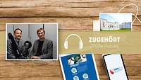 zwei Männder lächeln in die Kamera