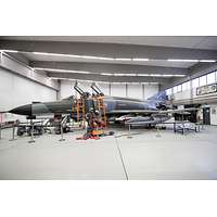 Flugzeug im Hanger